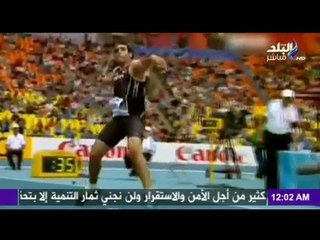 صدى البلد | شاهد اعتداء رئيس الاتحاد  المصري لالعاب القوي علي احد الموظفين