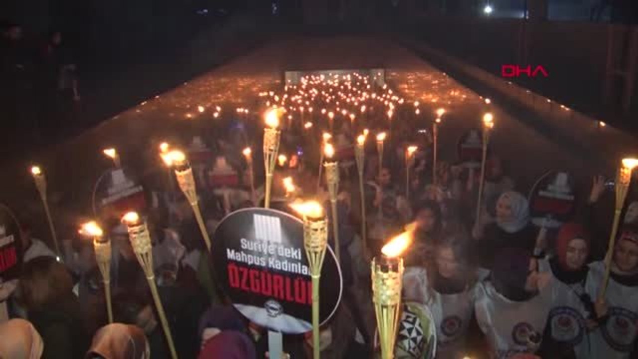 Ankara'da Yüzlerce Kadın, Hapishanelerdeki Suriyeli Kadınlar İçin Yürüdü