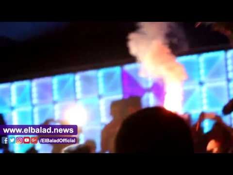 صدى البلد | شماريخ الوايت نايتس تشعل حنة باسم مرسى