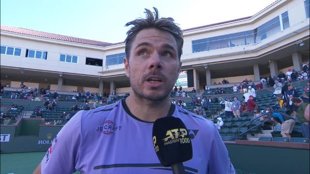 Indian Wells - Wawrinka : C'était important de rester calme