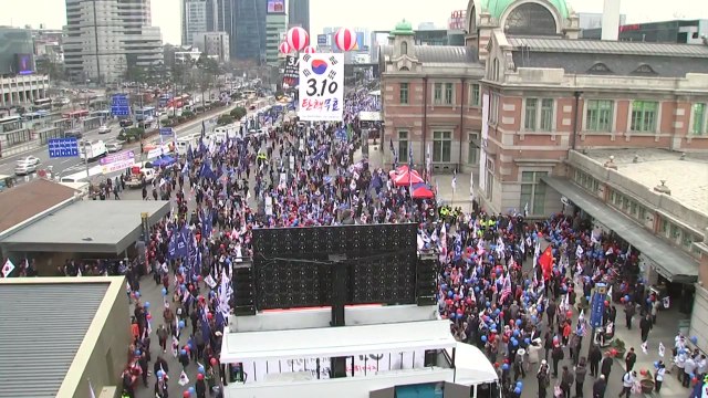 보수단체, '박근혜 탄핵 2년' 도심 곳곳 '석방 요구' 집회 / YTN