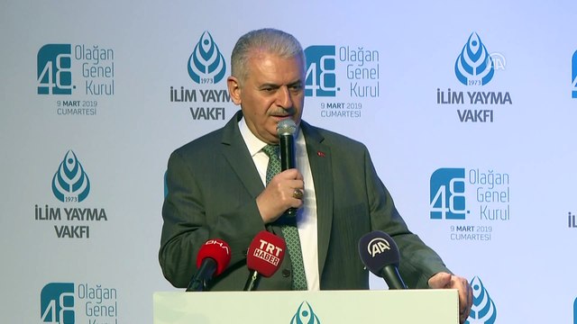 Binali Yıldırım, İlim Yayma Vakfı 48. Olağan Genel Kurulu'na katıldı (2) - İSTANBUL