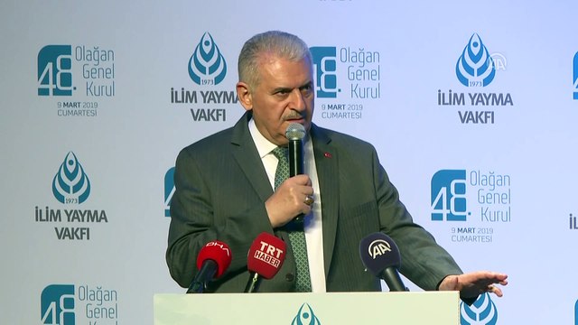Binali Yıldırım, İlim Yayma Vakfı 48. Olağan Genel Kurulu'na katıldı (3) - İSTANBUL