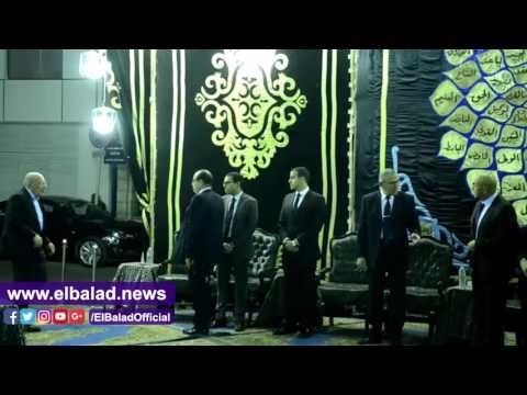 صدى البلد |محمد فايق وحجازي يشاركان في عزاء يحيى الجمل‎