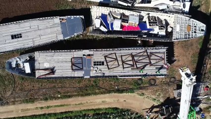 Balıklara yuva olacak airbus parçalara ayrıldı (1) - ANTALYA