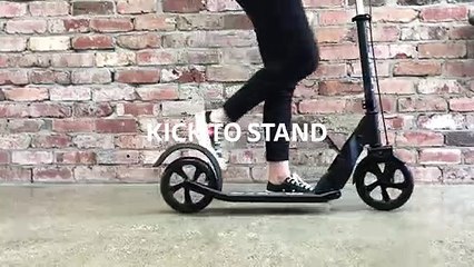 How to stand and fold the Micro Downtown adults scooter