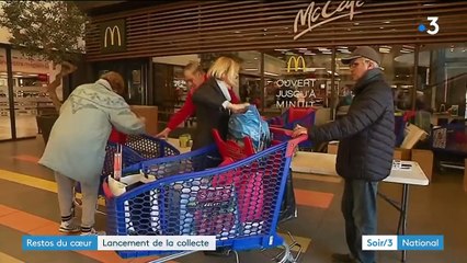Restos du cœur : la collecte de dons est lancée