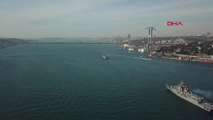 Mavi Vatan Tatbikatına Katılan Gemilerin Boğazdan Geçişi Havadan Görüntülendi 2