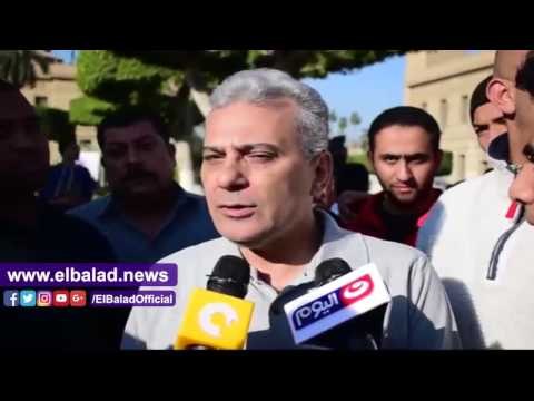 صدى البلد | نصار يقود مارثون جامعة القاهرة لمناهضة العنف ضد المرأة