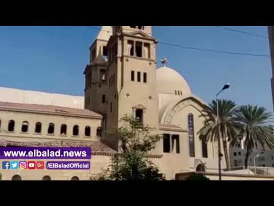 صدى البلد |  إنتشار أمنى أمام الكنيسة الكاتدرائية بالعباسية عقب التفجير