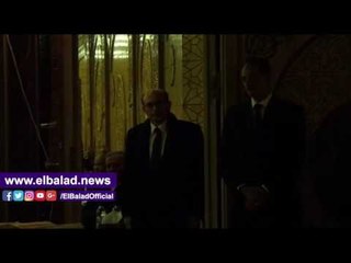 صدى البلد | رشوان توفيق وأشرف زكى يقدمون العزاء فى زوجة محمد صبحي‎