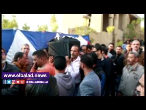 صدى البلد | لحظة دفن جثامين شهداء الكنيسة البطرسية