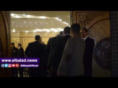 صدى البلد | علاء وجمال مبارك يحضران عزاء زوجة محمد صبحي