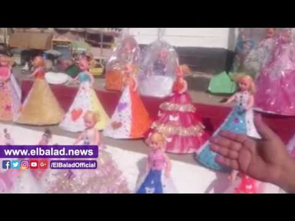 صدى البلد |  أهالي الغربية يقبلون على شراء حلوى المولد