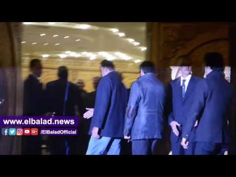 صدى البلد | نجوم الفن والأعلام والسياسة فى عزاء زوجة محمد صبحى