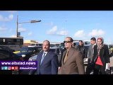 صدى البلد |محافظ الإسكندرية يتفقد المحاور المرورية بكورنيش سيدي جابر