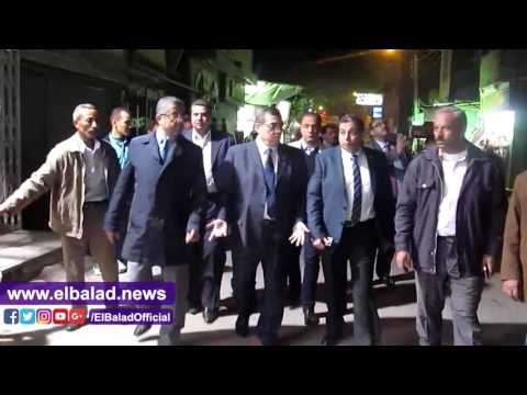 صدى البلد |جولة تفقدية لمحافظ الفيوم بوسط المدينة