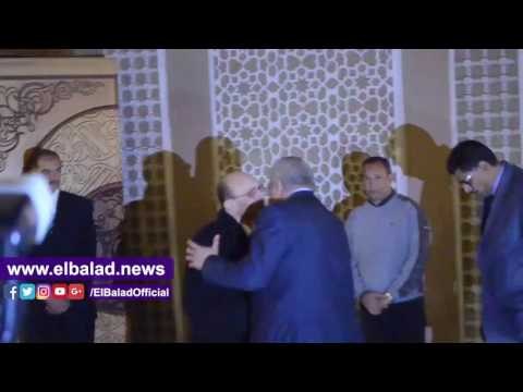 صدى البلد | وصول إبراهيم محلب لعزاء زوجة الفنان محمد صبحى‎