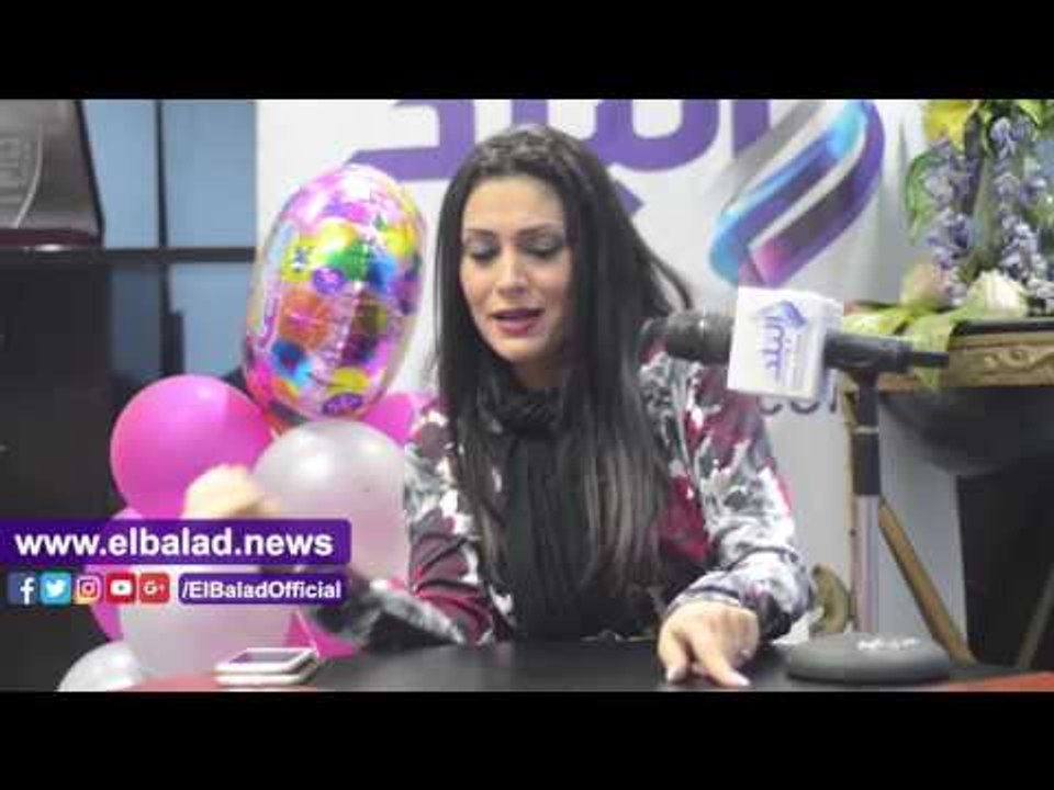 صدى البلد |  مايا نصري في ندوة «صدى البلد»: سأظل أعمل مع زوجى ولن أهتم بـ"كلام الناس"