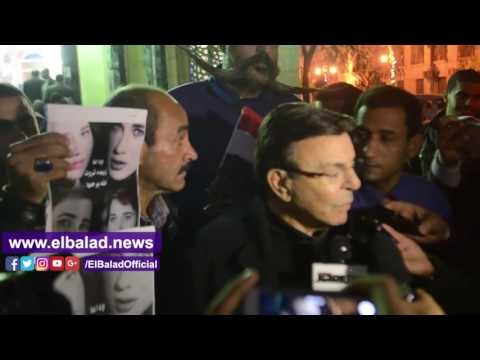 صدى البلد |أشرف زكي وسمير صبري ومحمد عبدالقدوس يشاركون في عزاء زبيدة ثروت