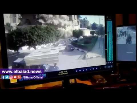 صدى البلد | ننفرد بفيديو جديد للحظة تفجير الكنيسة البطرسية