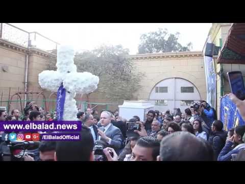 صدى البلد | وصول جثمان الشهيدة ماجي إلى البطرسية للصلاة عليها