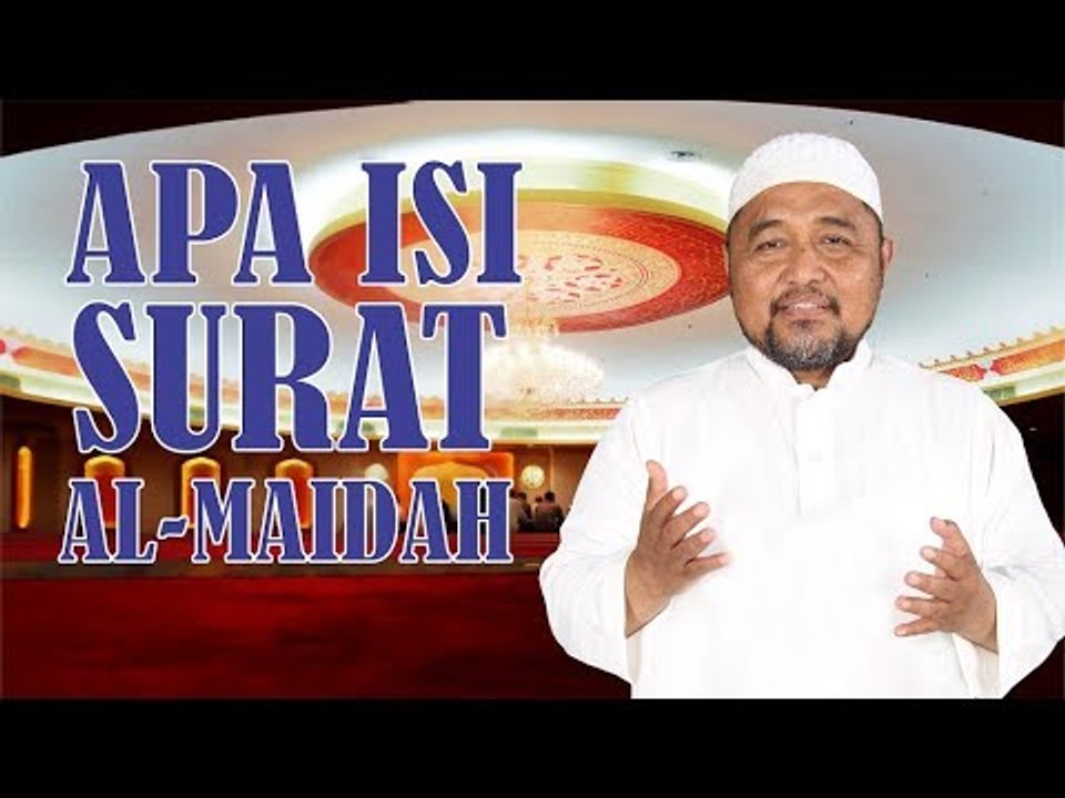 APA ISI SURAT AL MAIDAH