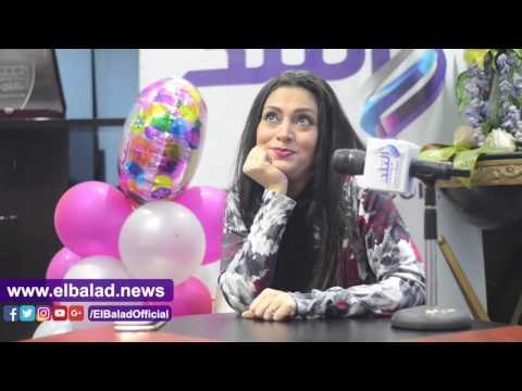 صدى البلد | مايا نصري في ندوة «صدى البلد»: أختار أعمالي بدقة حتى لا يخجل أولادى