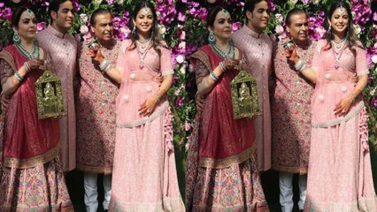 Download Video: Akash Ambani & Shloka Wedding: Mukesh Ambani, Nita Ambani & Isha Ambani at Venue | Boldsky