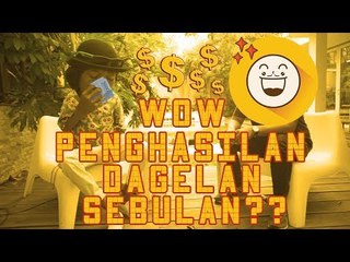 WAWWW TERNYATA SEGINI PENGHASILAN DAGELAN SEBULAN