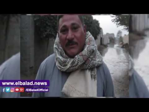 صدى البلد | معاناة أهالي شرارة الشرقية جنوب بني سويف من كسر مواسير مياه الشرب