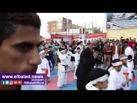 صدى البلد |محافظ مطروح يفتتح معرض الأنشطة الطلابية