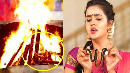 யாரடி நீ மோஹினி: ஸ்வேதா தாலியை நெருப்பில் தூக்கி எறிந்துவிட்டாள்- வீடியோ