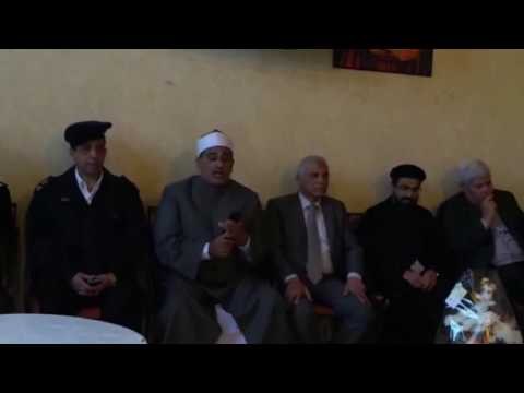 صدى البلد | اهالى طور سيناء ومشايخ البدو يتوافدون على كنيسة موسى النبى لتهنئة الاقباط