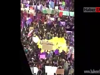 Ezanı ıslıkla protesto ettiler