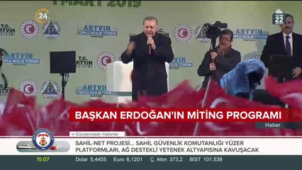 İşte Başkan Erdoğan'ın miting programı