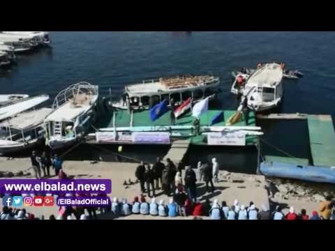 صدى البلد | إنطلاق فاعليات إحتفالات أسوان بعيدها القومى بالمهرجان المائى للغوص والإنقاذ