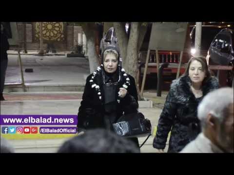 صدى البلد | عزاء زوج ابنة فيفى عبده