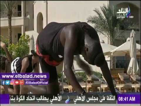 صدى البلد |تدريبات لياقة جسدية على «صباح البلد»