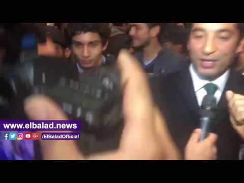 صدى البلد | عمرو سعد ومجدى الجلاد فى العرض الخاص لـ مولانا