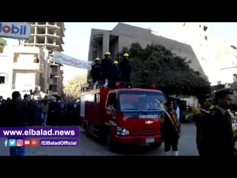 صدى البلد | تشييع جثمان شهيد الإرهاب بالفيوم في جنازة عسكرية