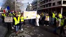Thionville : les gilets jaunes manifestent en centre ville