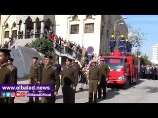 صدى البلد |تشييع جنازة نقيب الشرطة شهيد الإرهاب بمسقط رأسه في الفيوم