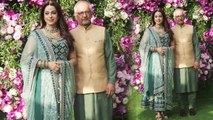 Juhi Chawla looks pretty in green embroidered suit at Akash Ambani's wedding: Watch video | Boldsky