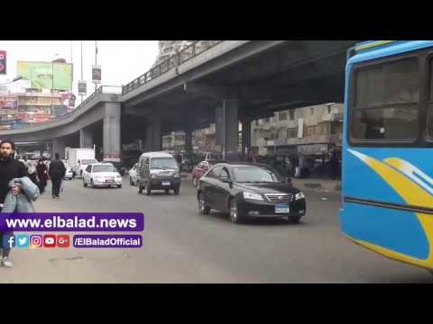 صدى البلد |سيولة مرورية بميدان النهضة فى الذكرى السادسة لثورة 25 يناير