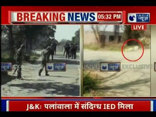 Jammu Kashmir: Major Ied Blast Averted By Security Forces In Pallanwala जम्मू कश्मीर आईईडी ब्लास्ट