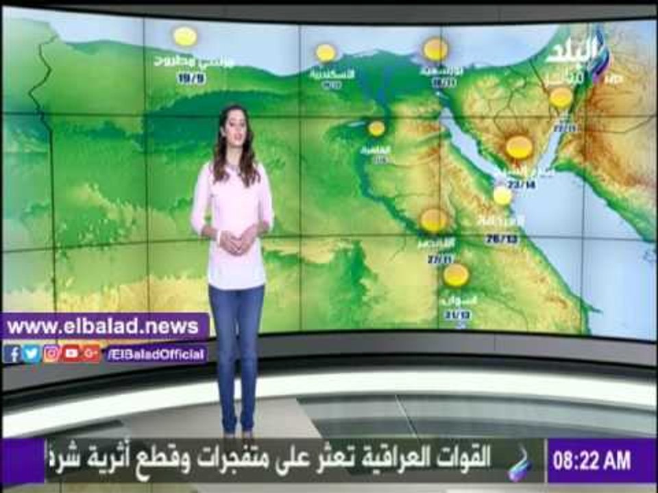 صدى البلد |درجات الحرارة المتوقعة بالقاهرة والمحافظات من «صباح البلد»