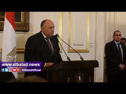 صدى البلد | سامح شكري: التدخلات الخارجية في الشأن الليبي تؤجج الأزمة