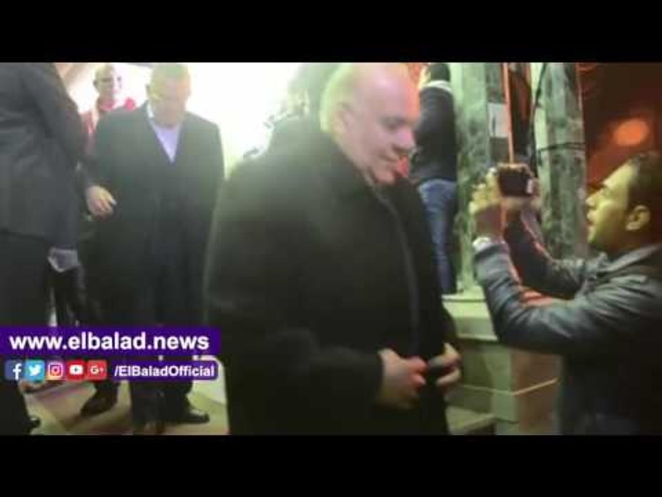 صدى البلد | عصام شرف ومصطفى الفقي في عزاء سيد حجاب‎