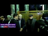 صدى البلد |  خالد النبوي وحازم عبد العظيم في عزاء سيد حجاب ‎‎